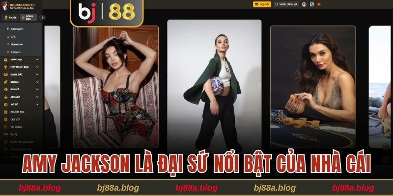 Amy Jackson là đại sứ nổi bật của nhà cái