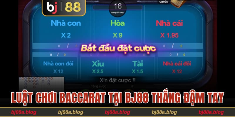 Luật chơi baccarat