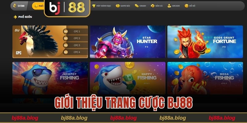 Giới thiệu trang cược BJ88