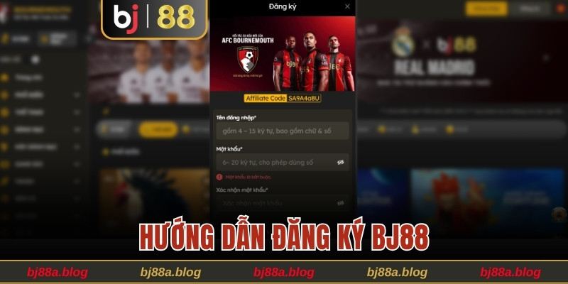 Hướng dẫn đăng ký BJ88